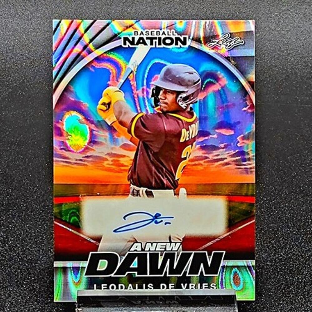 2025 Leodalis Leo De Vries 14/15 A New Dawn Auto Athletics Top Prospect